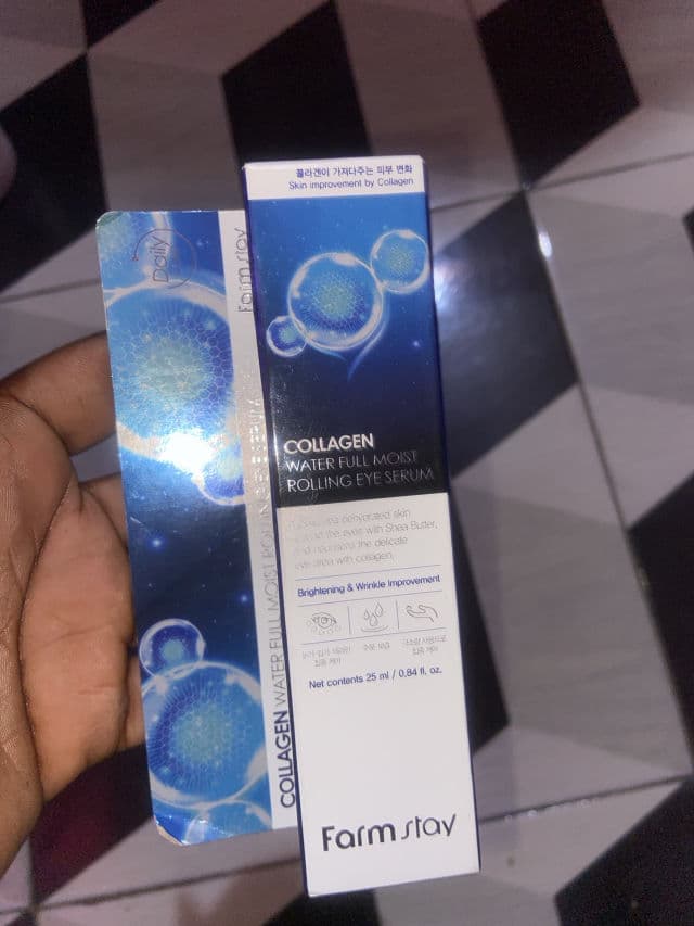 Farmstay Collagen Water Full Moist Rolling Eye Serum review photo by preciousreuben