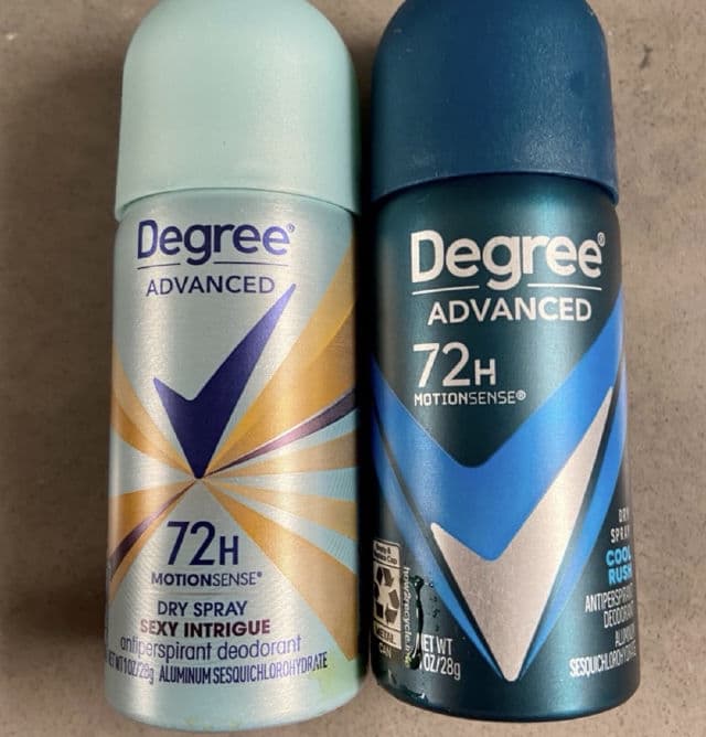 Degree Advanced 72hr Motion Sense Dry Spray Sexton Intrigue"Antiperspirant Deodorant review photo by KeylaSavin