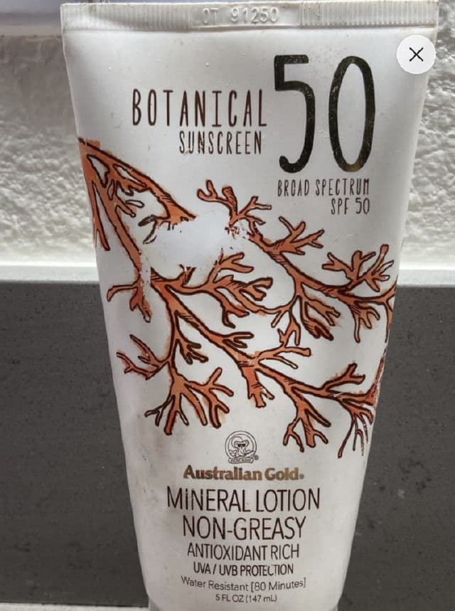 Australian Gold Botanical SPF 50 Mineral Lotion review photo by KeylaSavin
