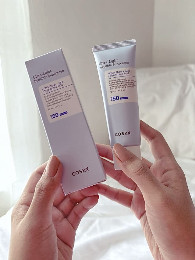 COSRX Ultra-Light Invisible Sunscreen SPF50 PA++++ review photo by KezGozar