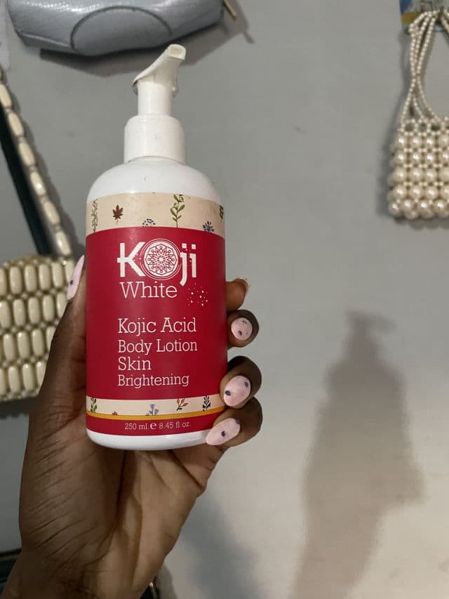 Koji White Kojic Acid Skin Brightening Body Lotion review photo by Azeezahh