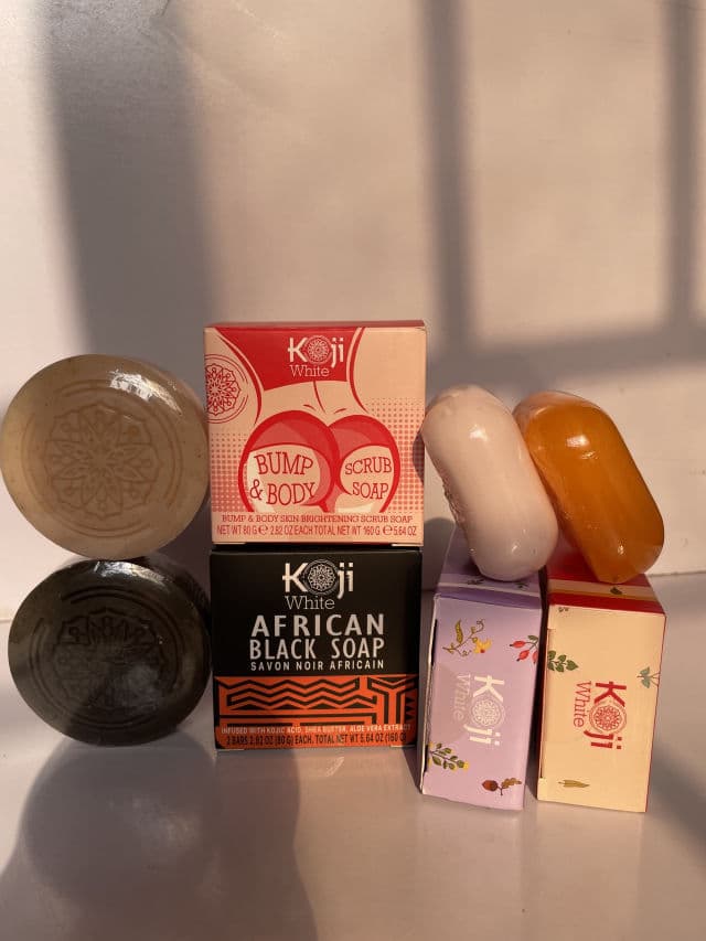 Koji White African Black Soap Bar review photo by Azeezahh