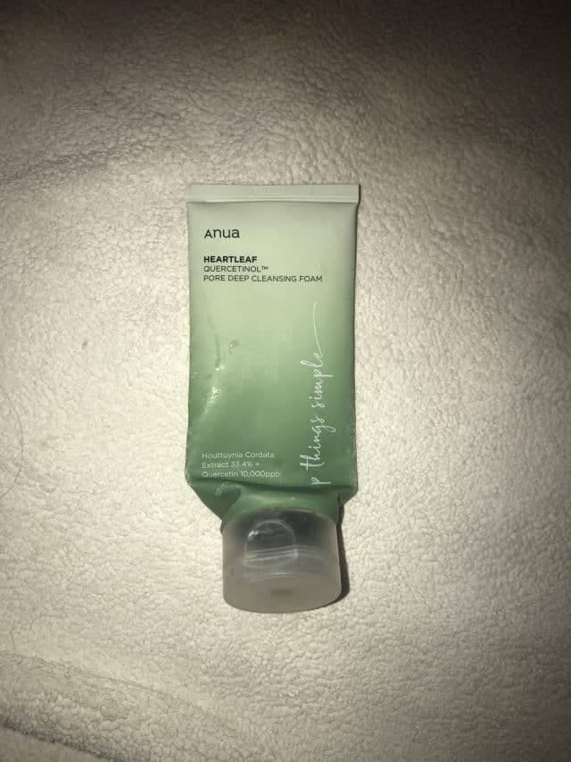 ANUA Heartleaf Quercetinol Pore Deep Cleansing Foam review photo by cyxnl