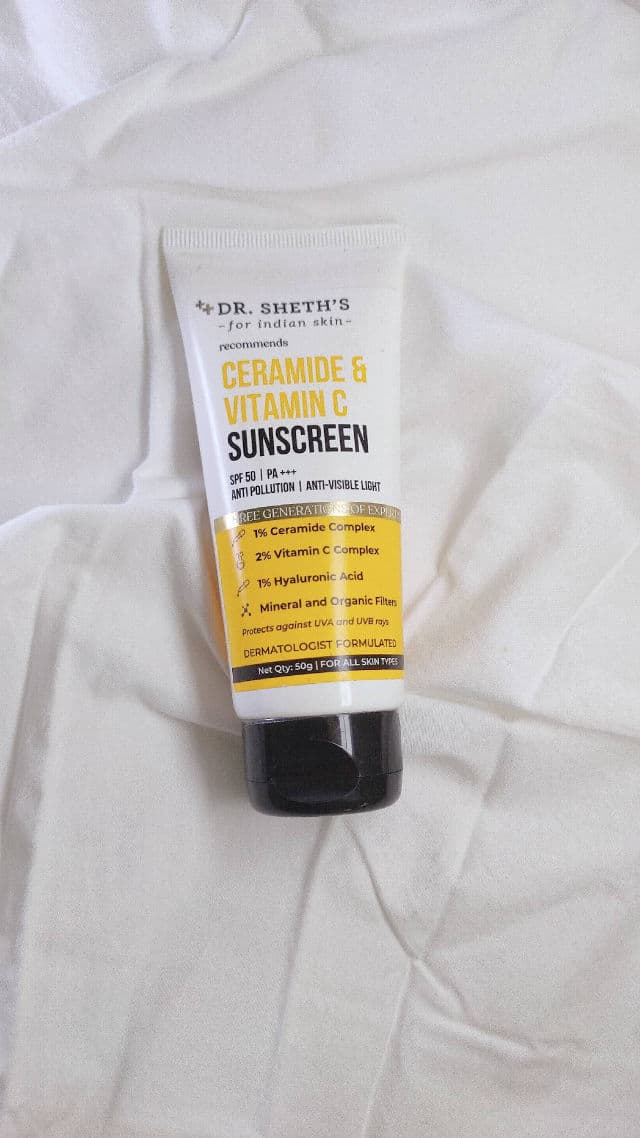 Dr. Sheth's Ceramide & Vitamin C Sunscreen review photo by Skin2Beauty