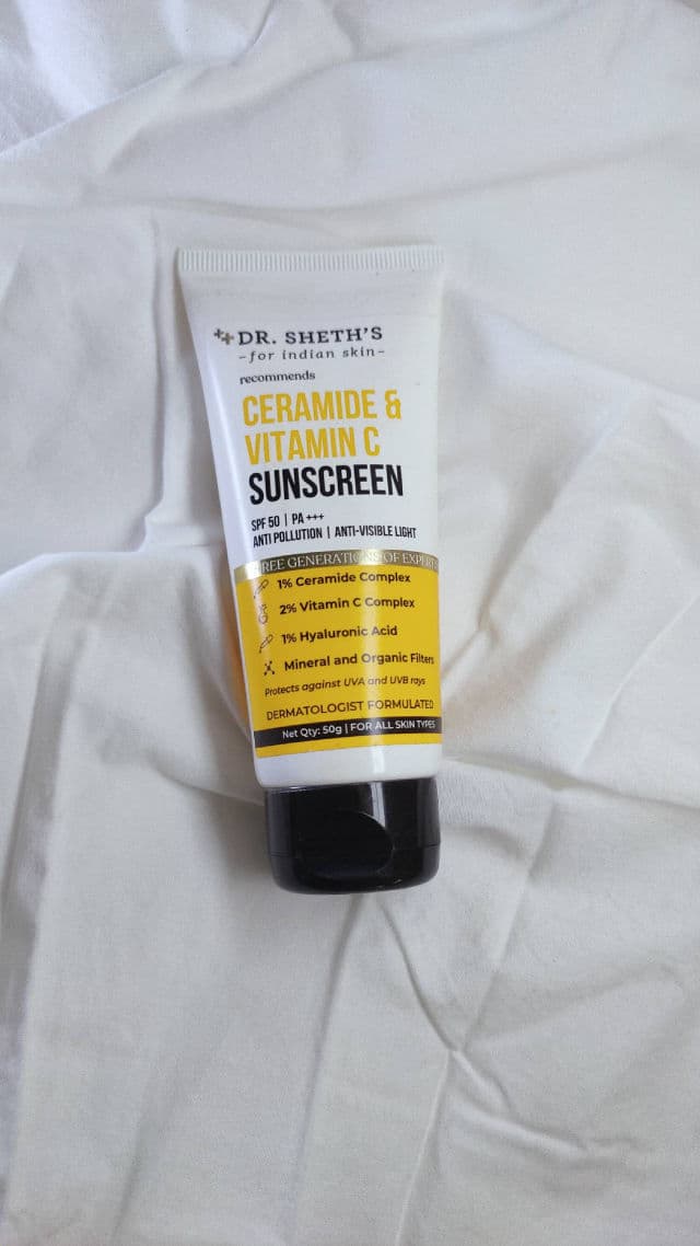 Dr. Sheth's Ceramide & Vitamin C Sunscreen review photo by Skin2Beauty