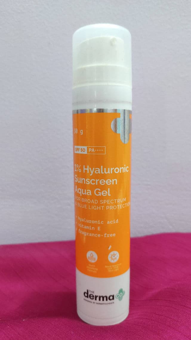 The Derma Co. C-Cinamide Sunscreen SPF 50 Aqua Gel with Vitamin C & Niacinamide, PA++++ review photo by Skin2Beauty