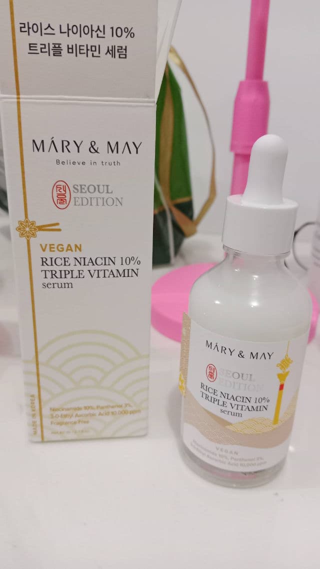 Mary&May Rice Niacin 10% Triple Vitamin Serum review photo by Ugchelenelynne