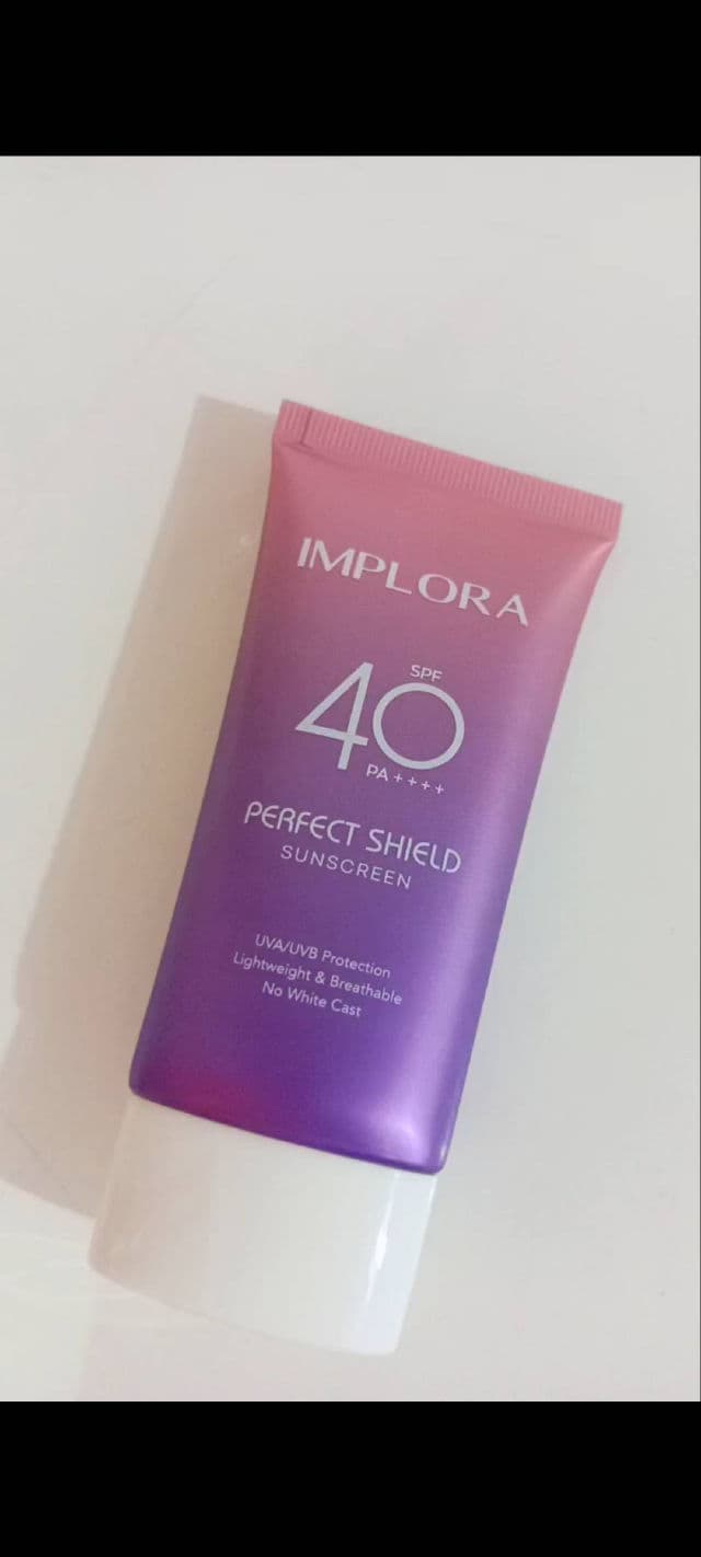 Implora Perfect Shield Sunscreen SPF 40 PA++++ review photo by WiAngel2