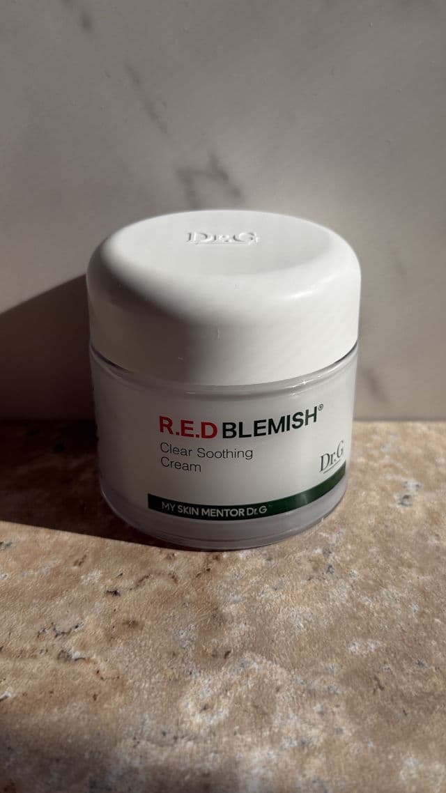 DR.G Red Blemish Clear Soothing Cream review photo by simplymamajulz
