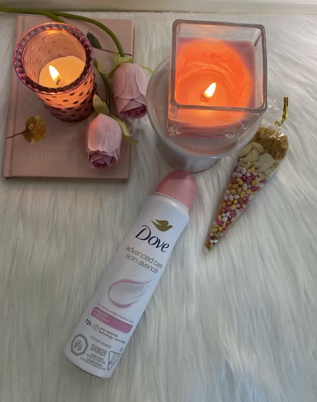 Dove Advanced Care Dry Spray Antiperspirant Deodorant Powder Soft review photo by beautybymimmiii