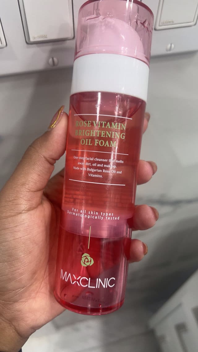 Maxclinic Rose Vitamin Brightening Oil Foam review photo by ruthylopez2