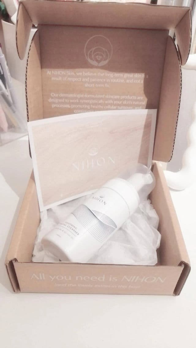 Nihon Soothing Facial Cleanser review photo by nikoruu