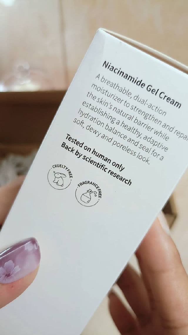 Ruruberry Niacinamide Gel Cream review photo by Arisah