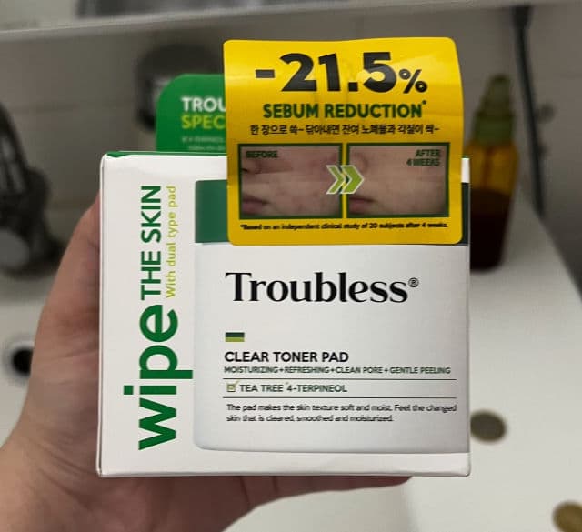 Troubless Clear Toner Pad review photo by aeliii