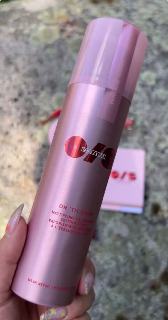 ONE SIZE On 'Til Dawn Mattifying Setting Spray review photo by editadoes