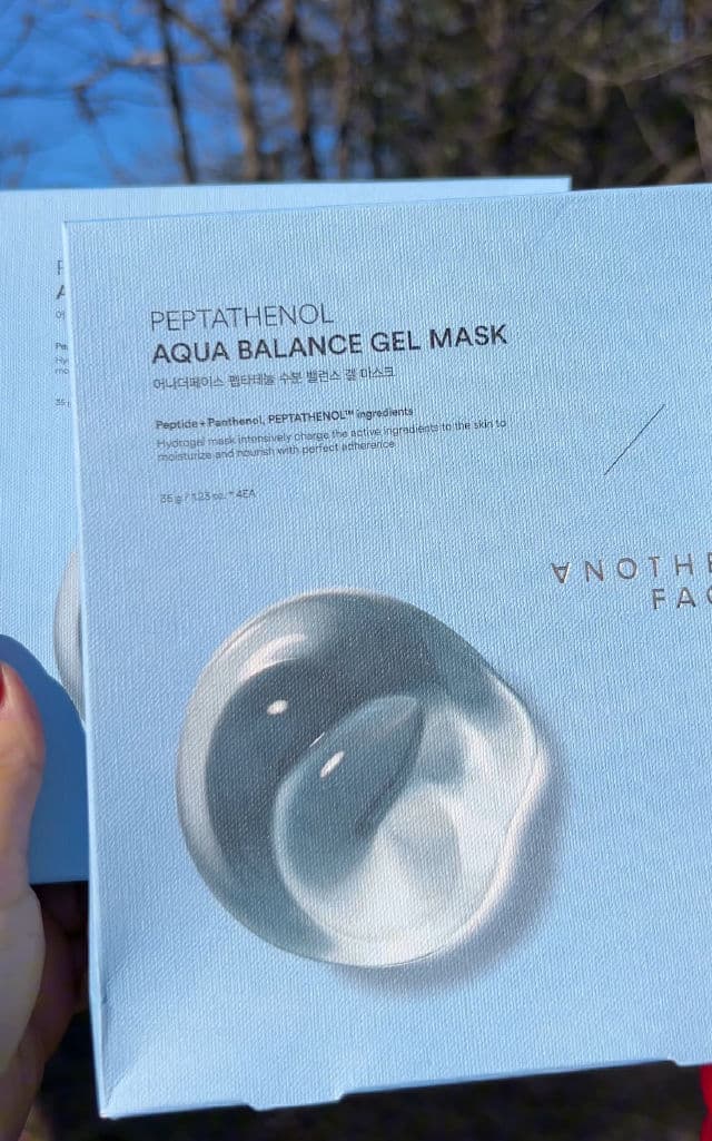 ANOTHERFACE Peptathenol Aqua Balance Gel Mask review photo by editadoes