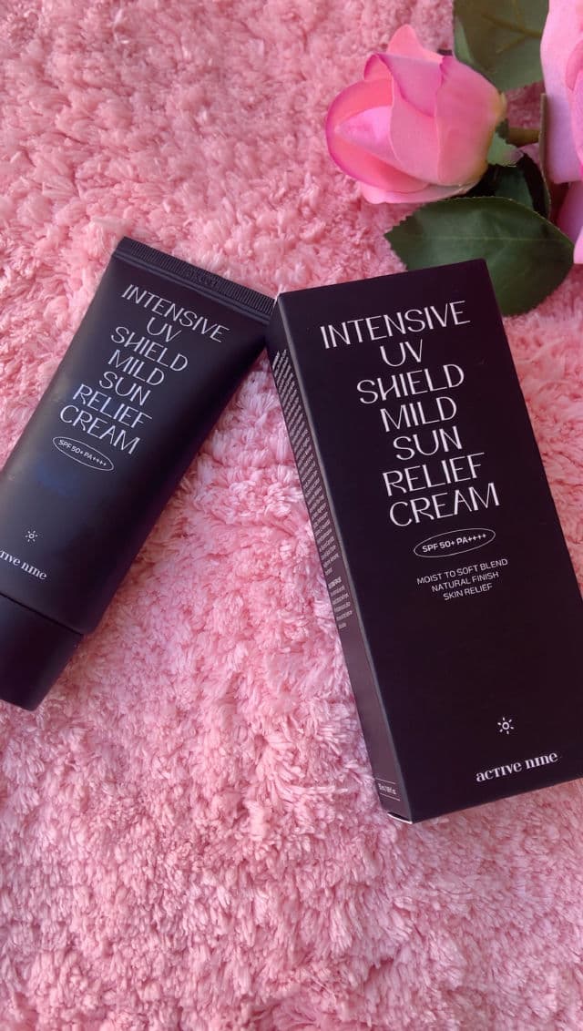 Active Nine Intensive UV Shield Mild Sun Relief Cream SPF50+ PA++++ review photo by jociebellovlog