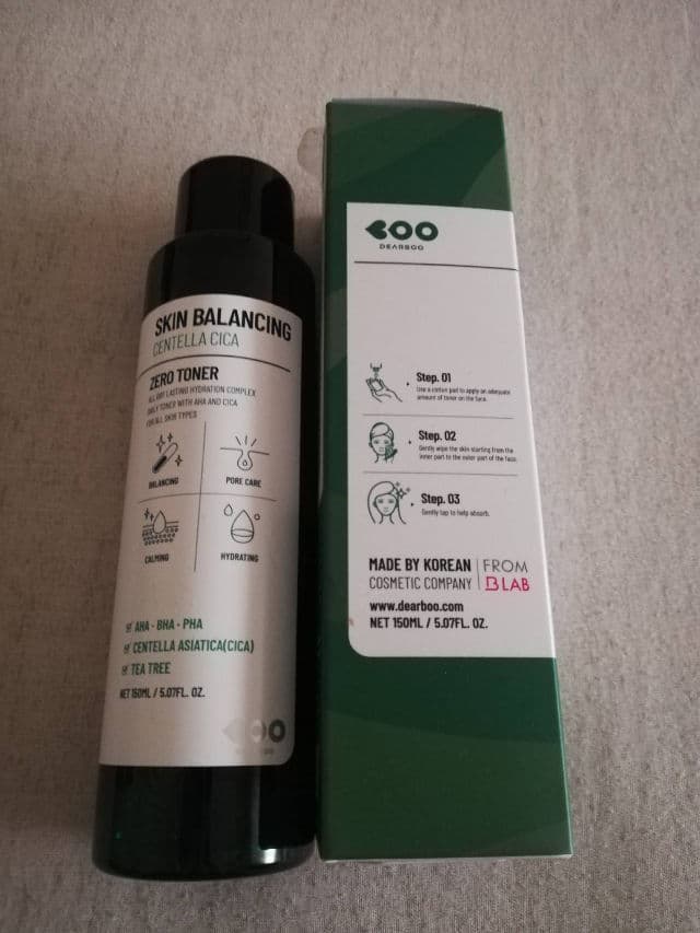 DearBoo Skin Balancing Centella Asiatica Zero Toner review photo by Marta76