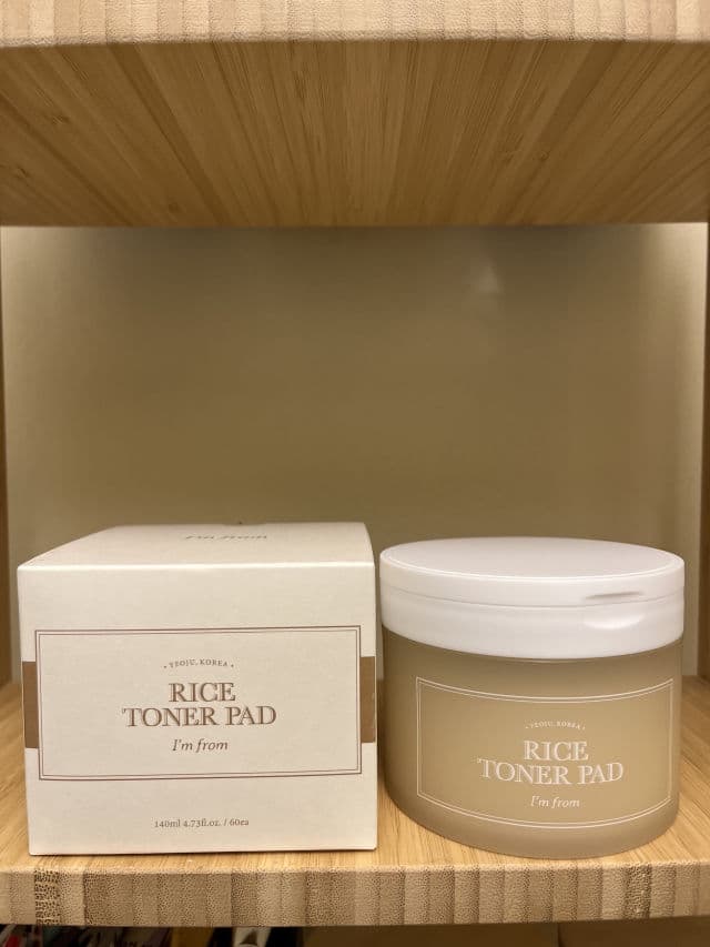 I'M FROM Rice Toner Pad review photo by mszskinni