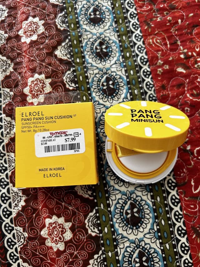 ELROEL Pang Pang Big Sun Cushion UV Shield review photo by Breezydays