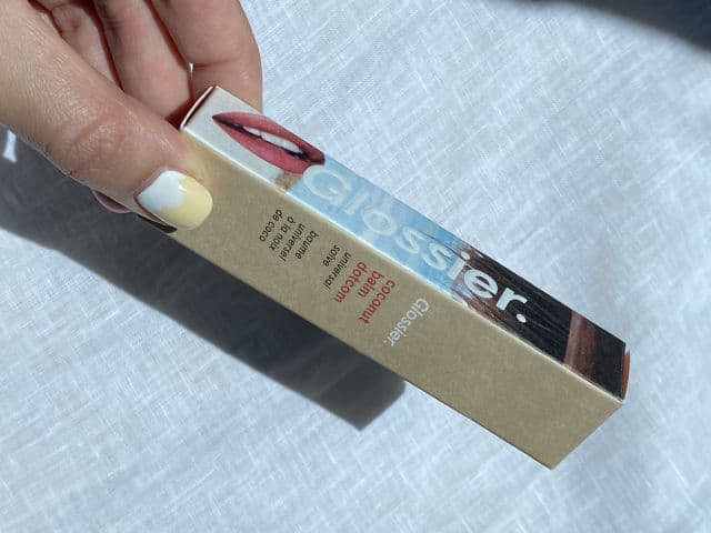 Glossier Coconut Balm Dotcom review photo by ugcwithwin