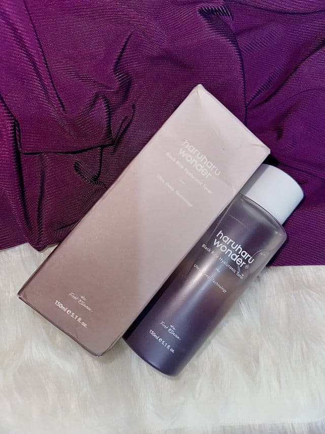 HaruHaru WONDER Black Rice Hyaluronic Toner review photo by lovehazel