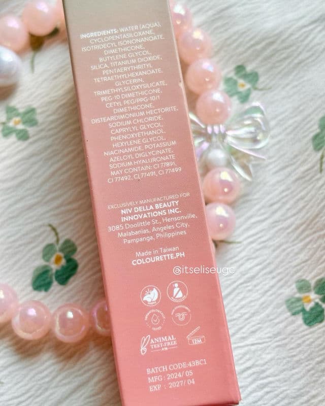 Colourette First Base Everyday Skin Tint SPF30 review photo by eliseugc