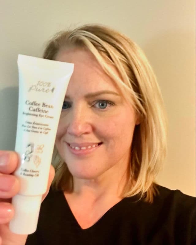 100% Pure Coffee Bean Caffeine Eye Cream review photo by brookeann