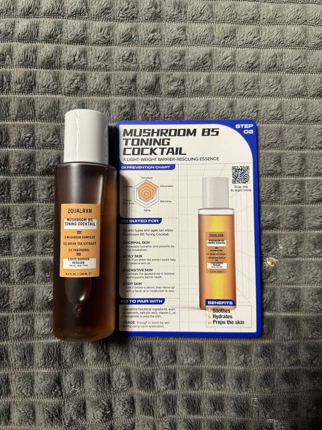 EqualRXN Skin Mushroom B5 Toning Cocktail review photo by tamarashuri