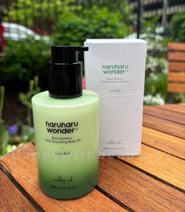 HaruHaru WONDER Black Bamboo Daily Smoothing Body Oil review photo by beautyhappy