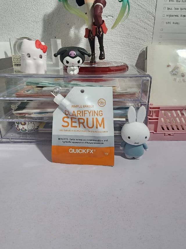 QUICK FX Pimple Eraser Clarifying Serum review photo by kaemeow