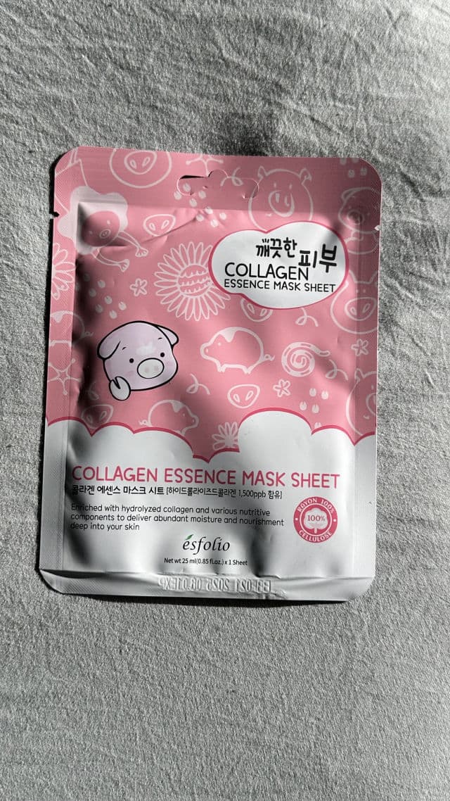 ESFOLIO Pure Skin Collagen Essence Mask Sheet review photo by Vinuri