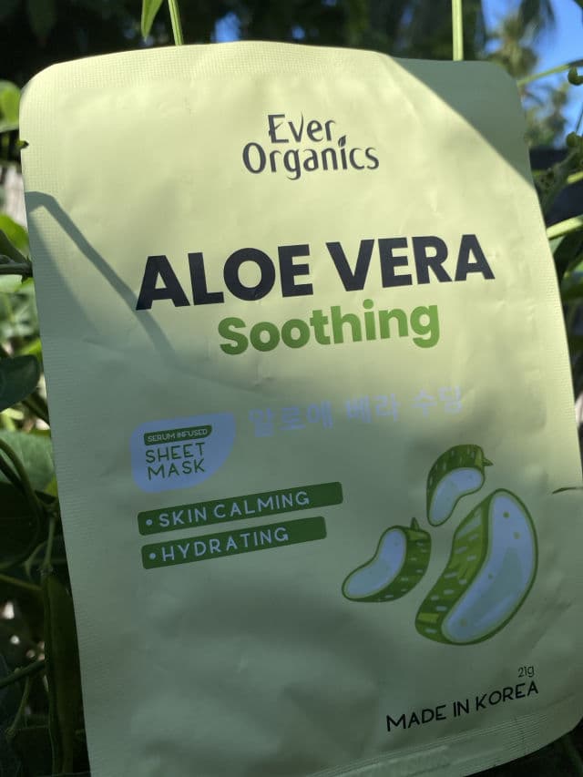 Ever Organics Soothing Sheet Mask Aloe Vera  review photo by Geraldinelazarts