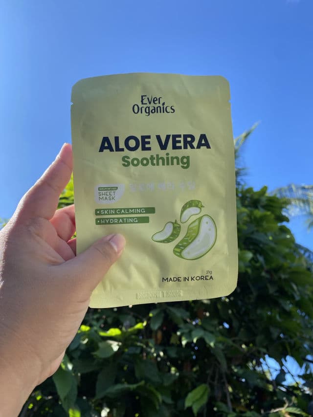 Ever Organics Soothing Sheet Mask Aloe Vera  review photo by Geraldinelazarts