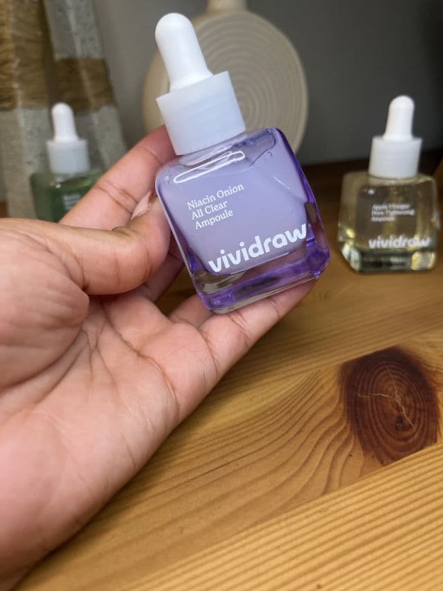vividraw Niacin Onion All Clear Ampoule review photo by Rossreviewsx