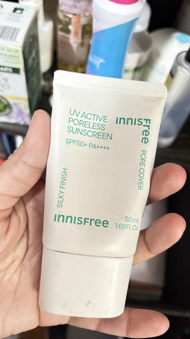 INNISFREE UV Active Poreless Sunscreen SPF50+ PA++++ review photo by Temls