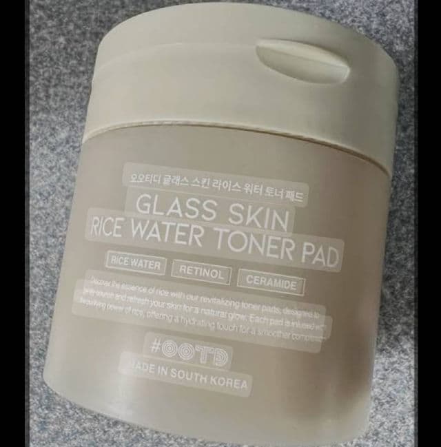 OOTD BEAUTY Glass Skin Rice Water Toner Pad review photo by Oreva