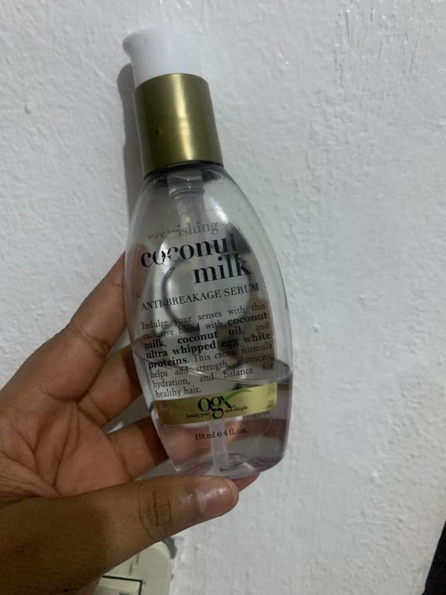 OGX Coconut Milk Anti-Breakage Serum review photo by breyv