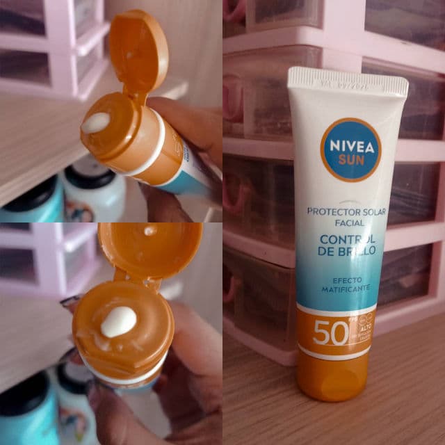 Nivea Sun UV Face Cream Mat Look SPF50 review photo by DayanaMarines