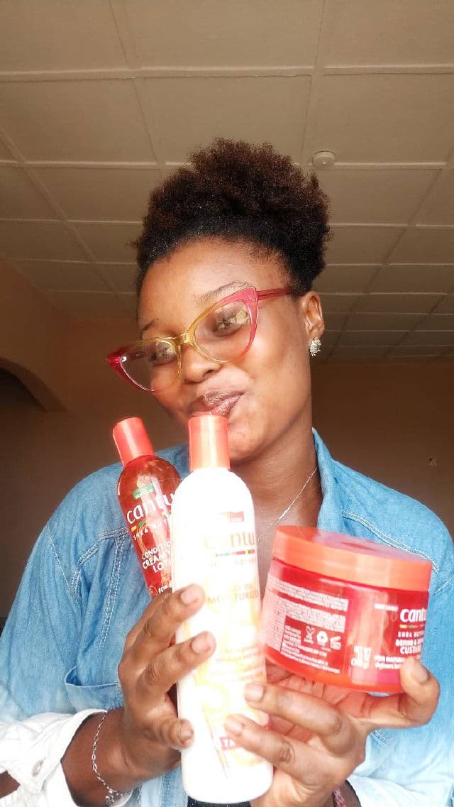 Cantu Shea Butter Moisturizing Curl Activator Cream review photo by Sajekenny