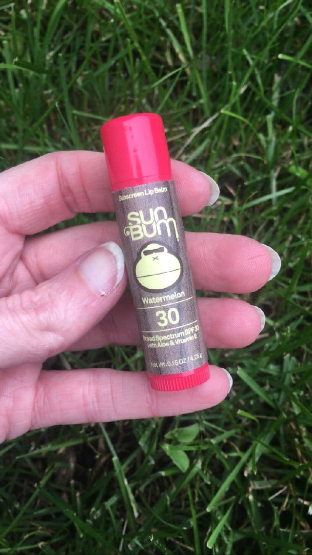 Sun Bum Original SPF 30 Sunscreen Lip Balm - Watermelon review photo by mudonyourface