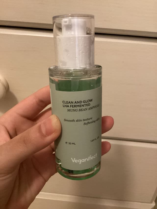 Veganifect. Clean and Glow LHA Fermented Mung Bean Ampoule review photo by mimiw0ny