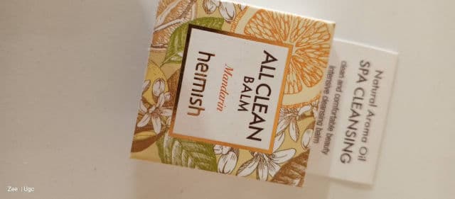 Heimish All Clean Balm Mandarin review photo by zeeugc