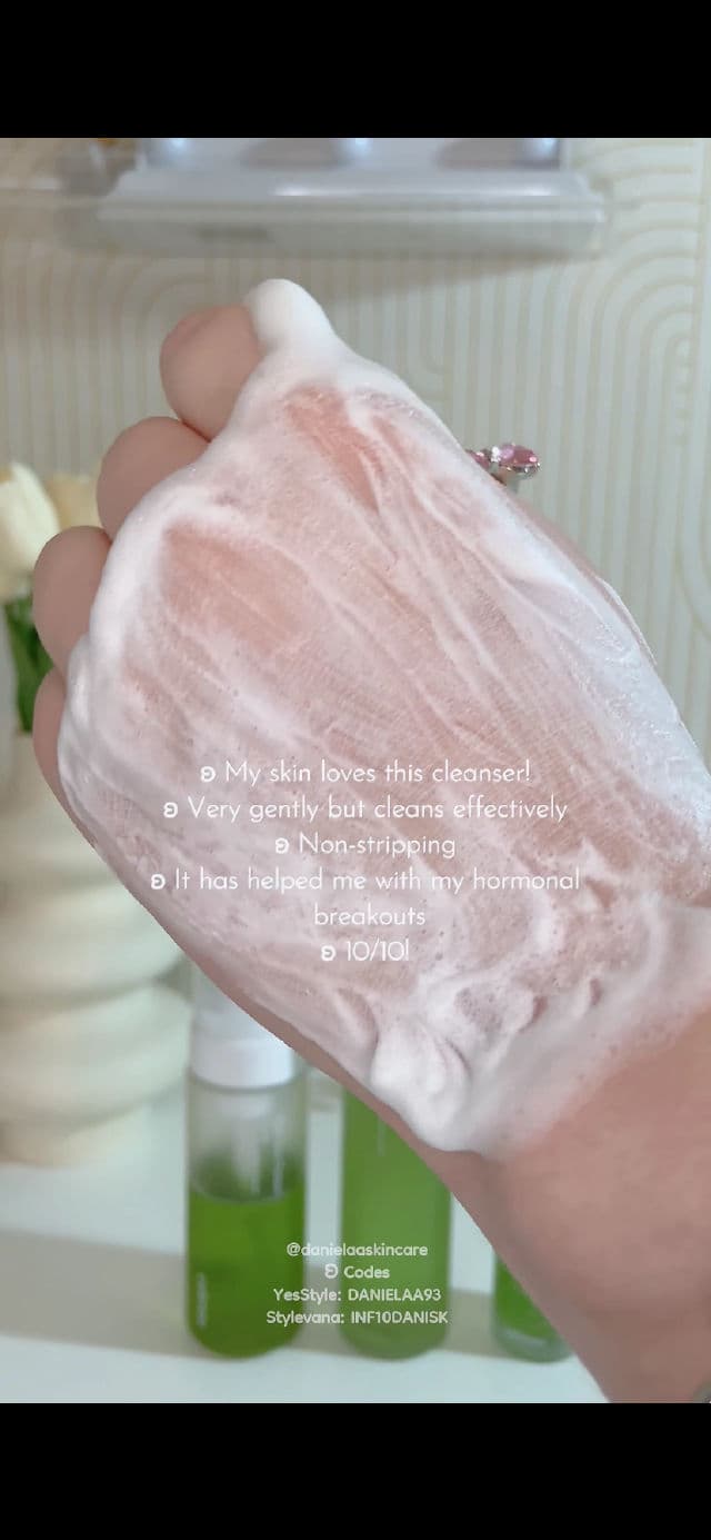 CELIMAX The Real Noni Acne Bubble Cleanser review photo by danielaaskincare