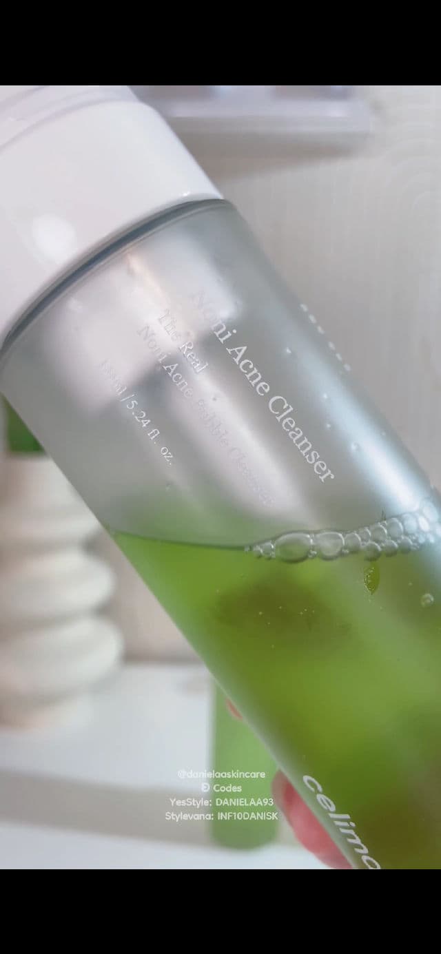 CELIMAX The Real Noni Acne Bubble Cleanser review photo by danielaaskincare