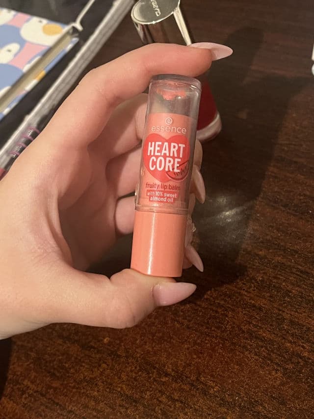 Essence Heart Core Fruity Lip Balm - 02 Sweet Strawberry review photo by ye0onie