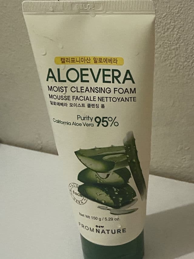 From Nature  Aloe Vera 90% Facial Foam Cleansing review photo by burbujita