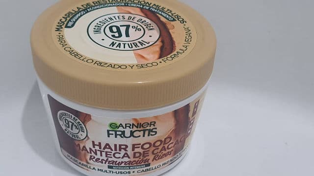 Garnier Fructis Cocoa Butter Hair Food Extra Smoothing Mask review photo by movnst