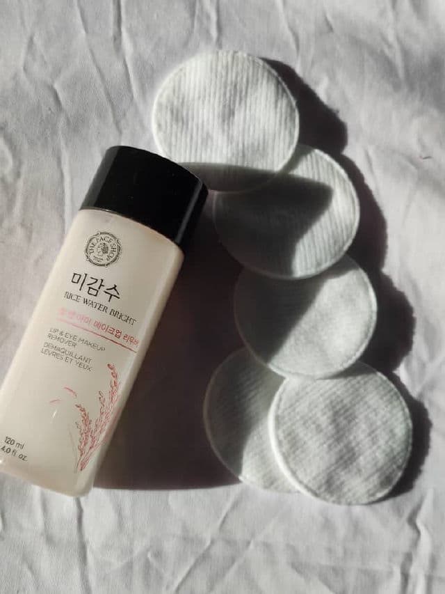 THE FACE SHOP Rice Water Bright Lip & Eye Makeup Remover review photo by biba930