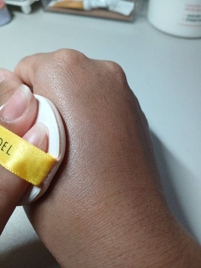 ELROEL Pang Pang Big Sun Cushion UV Shield review photo by Jade